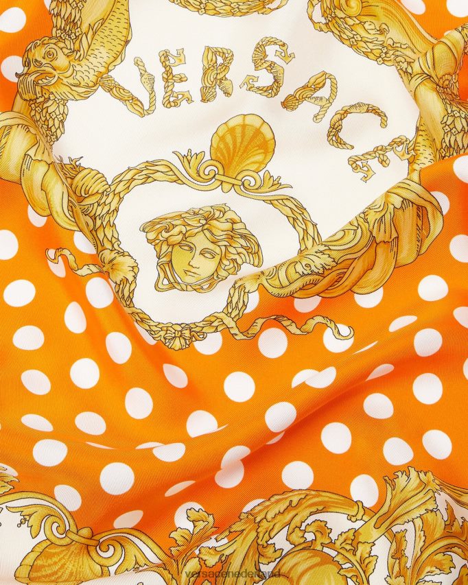 Versace zeeschelp barok grote zijden sjaal vrouwen afdrukken accessoires J2T4F4899