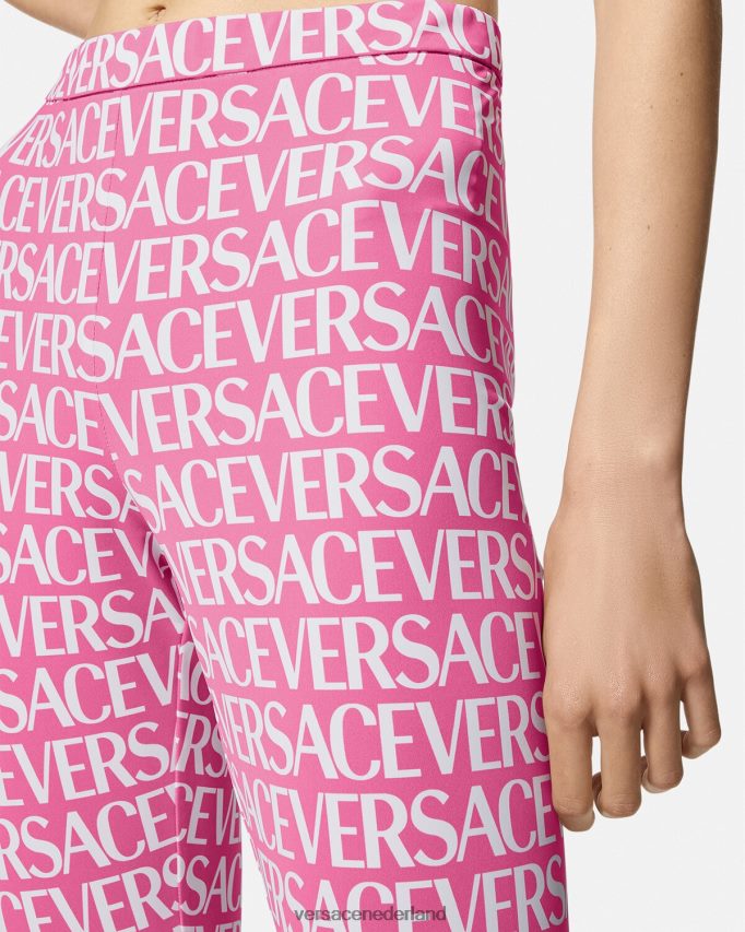 Versace all-over legging vrouwen roze & print kleding J2T4F4212