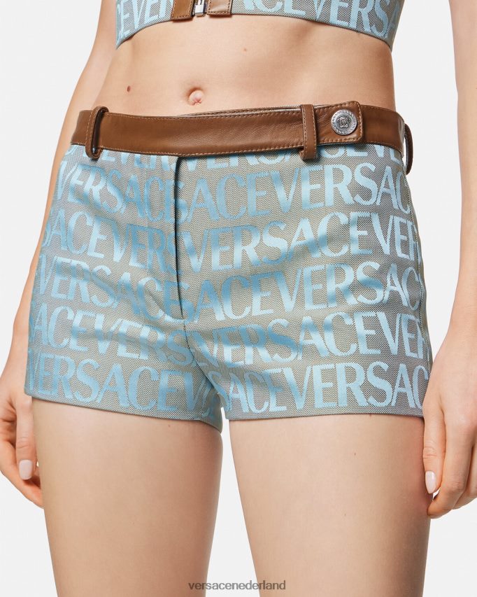 Versace allover korte broek vrouwen afdrukken kleding J2T4F4194