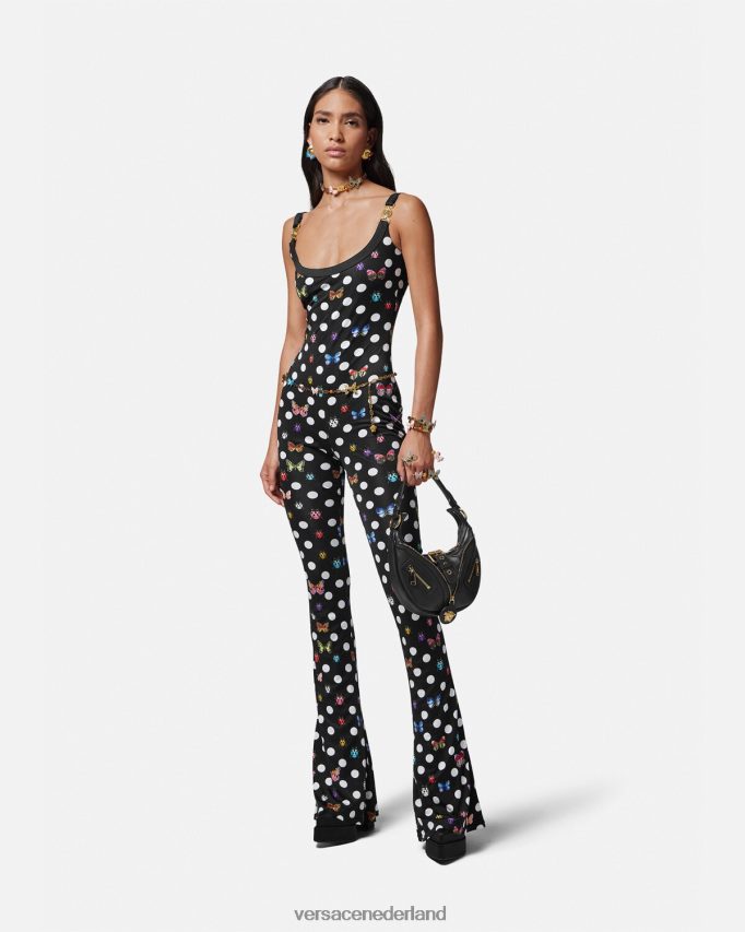 Versace vlinders Medusa \'95 jumpsuit vrouwen één kleur kleding J2T4F47