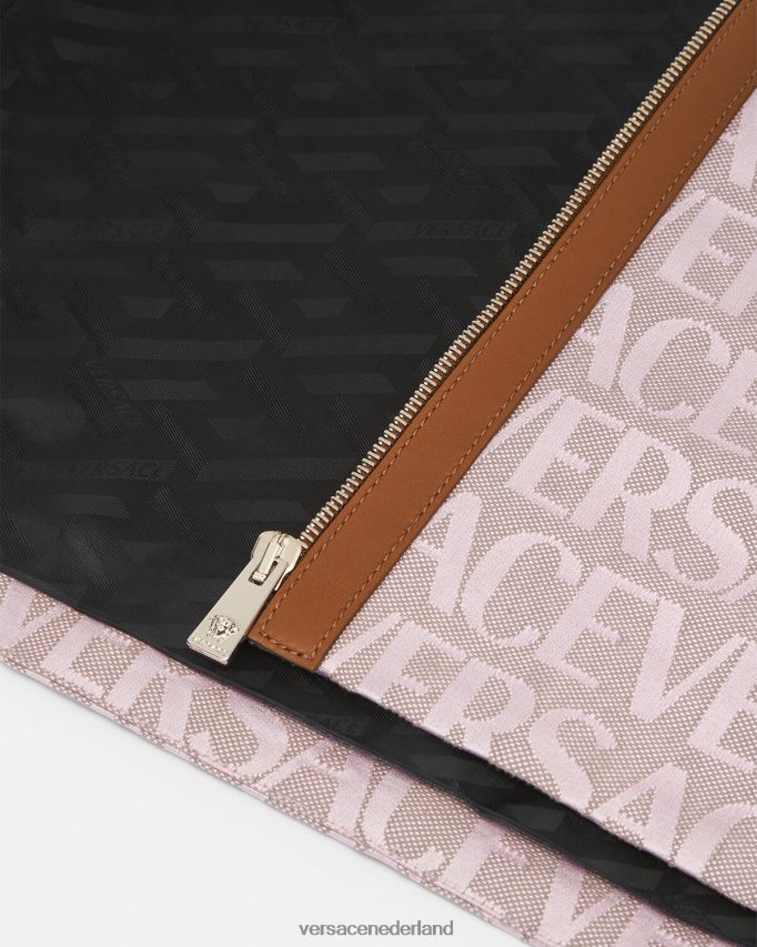 Versace all-over mini-jurk vrouwen roze & print kleding J2T4F426