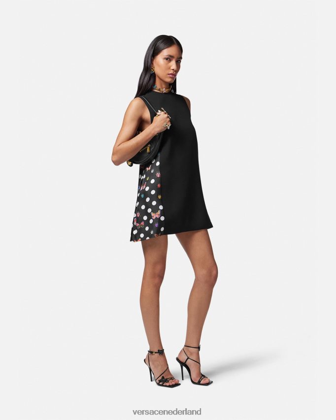 Versace mini-jurkje met vlinders vrouwen één kleur kleding J2T4F43