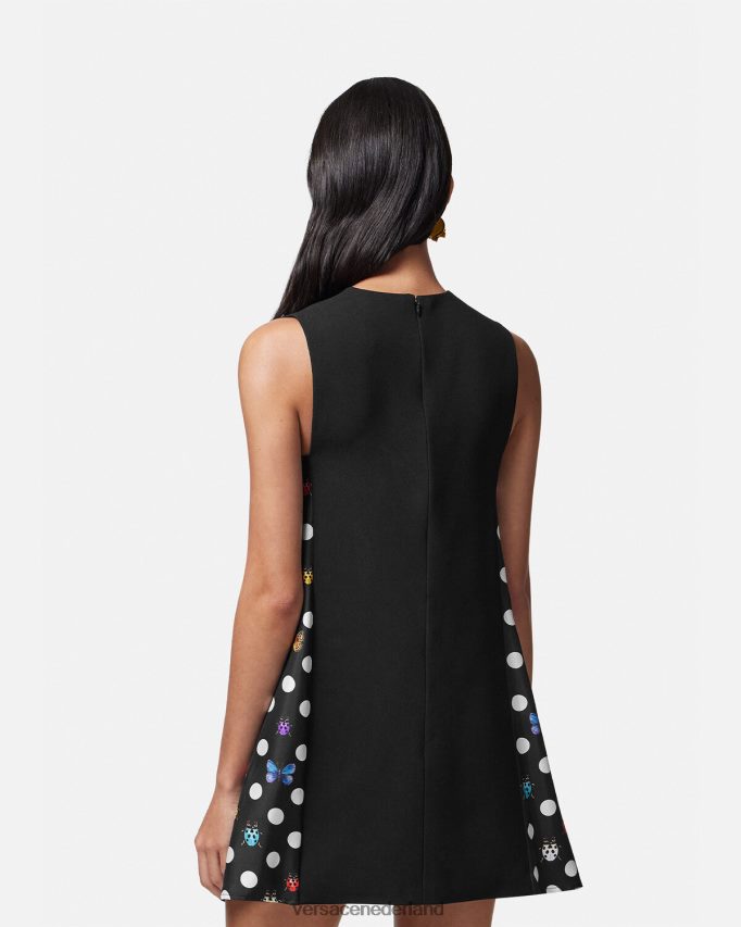 Versace mini-jurkje met vlinders vrouwen één kleur kleding J2T4F43
