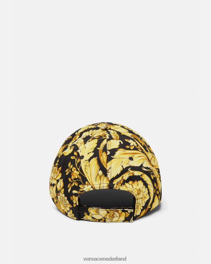 Versace Baseballpet met Barocco-logo vrouwen afdrukken ondergoed en strandkleding J2T4F41209