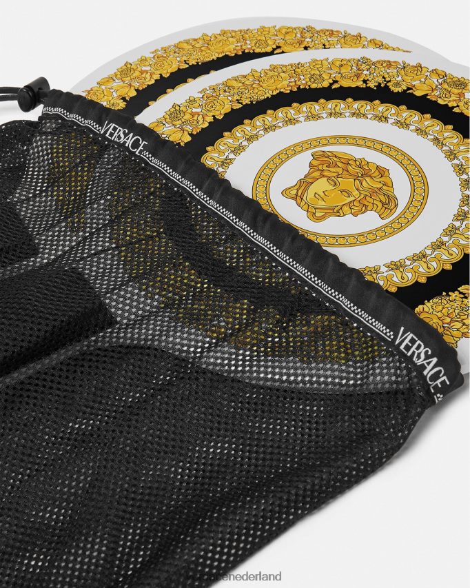 Versace Crete de fleur strandracketset vrouwen zwart ondergoed en strandkleding J2T4F41204