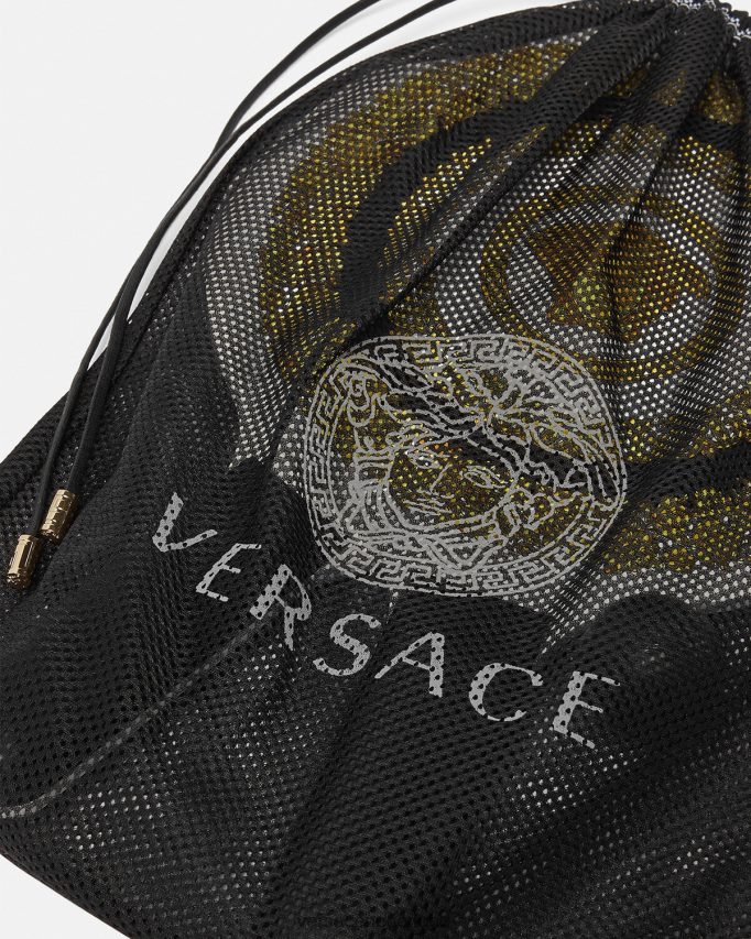 Versace Crete de fleur strandracketset vrouwen zwart ondergoed en strandkleding J2T4F41204