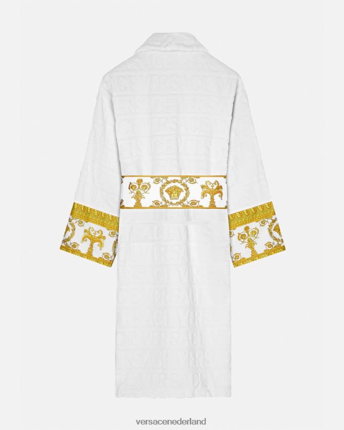 Versace Ik barokke badjas vrouwen wit ondergoed en strandkleding J2T4F41088