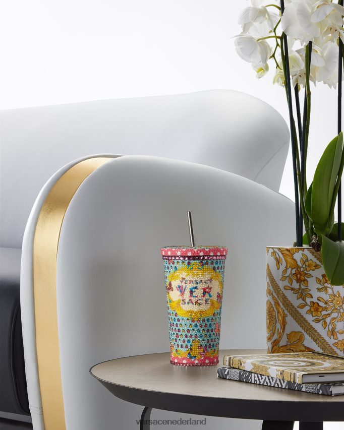 Versace Kristallen vlinders reisbeker vrouwen afdrukken ondergoed en strandkleding J2T4F41194