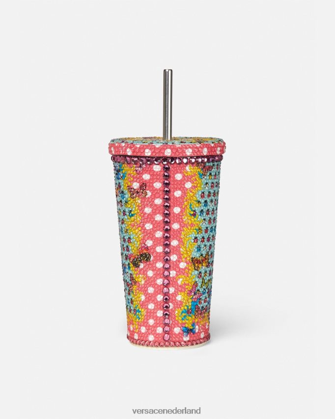 Versace Kristallen vlinders reisbeker vrouwen afdrukken ondergoed en strandkleding J2T4F41194