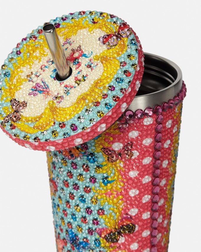 Versace Kristallen vlinders reisbeker vrouwen afdrukken ondergoed en strandkleding J2T4F41194