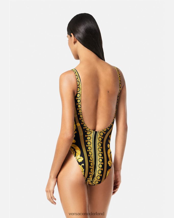 Versace Badpak uit één stuk met barokprint vrouwen afdrukken ondergoed en strandkleding J2T4F41143