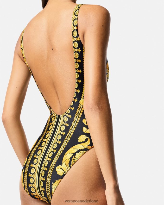 Versace Badpak uit één stuk met barokprint vrouwen afdrukken ondergoed en strandkleding J2T4F41143
