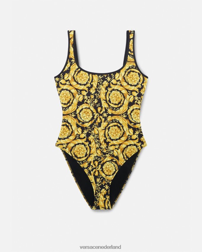 Versace Badpak uit één stuk met barokprint vrouwen afdrukken ondergoed en strandkleding J2T4F41144