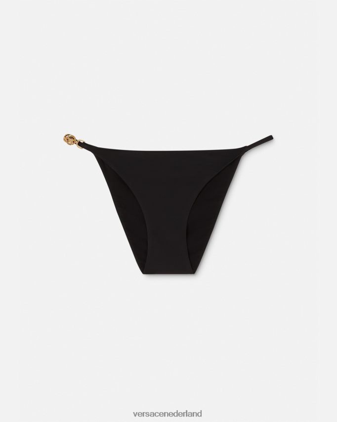 Versace Medusa '95 driehoekig bikinibroekje vrouwen zwart ondergoed en strandkleding J2T4F41146