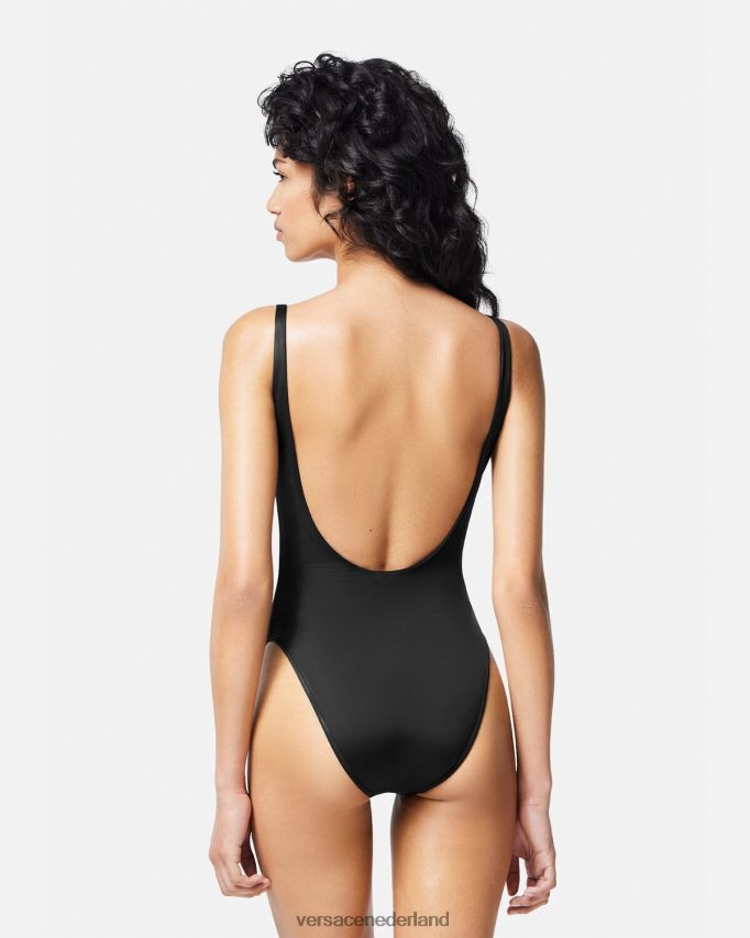 Versace Medusa \'95 zwempak uit één stuk vrouwen zwart ondergoed en strandkleding J2T4F41147