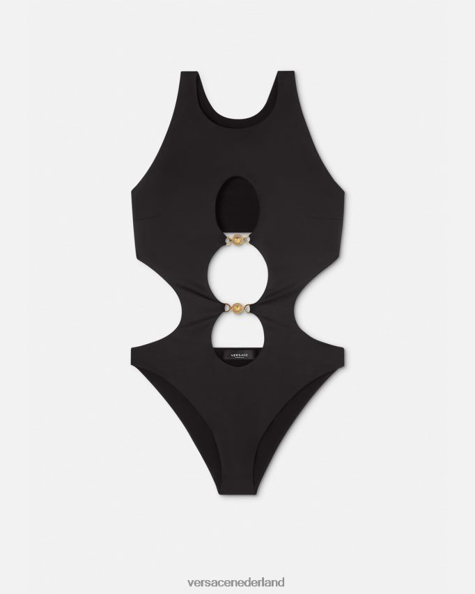 Versace Medusa '95 zwempak uit één stuk vrouwen zwart ondergoed en strandkleding J2T4F41148