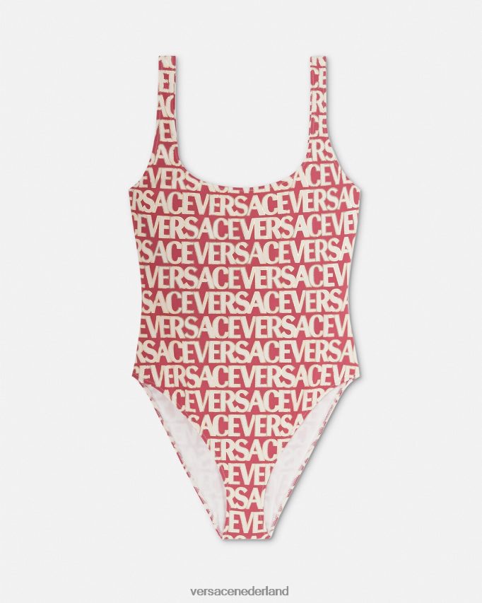Versace allover badpak uit één stuk vrouwen afdrukken ondergoed en strandkleding J2T4F41129