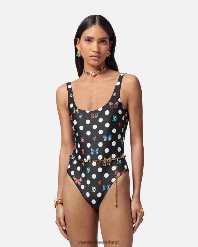 Versace vlinders badpak uit één stuk vrouwen afdrukken ondergoed en strandkleding J2T4F41116