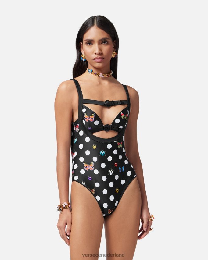 Versace vlinders badpak uit één stuk vrouwen afdrukken ondergoed en strandkleding J2T4F41117