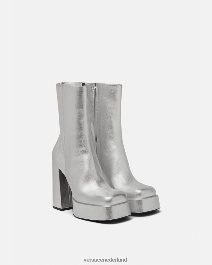Versace aevitas metallic platformlaarzen vrouwen één kleur schoen J2T4F4406
