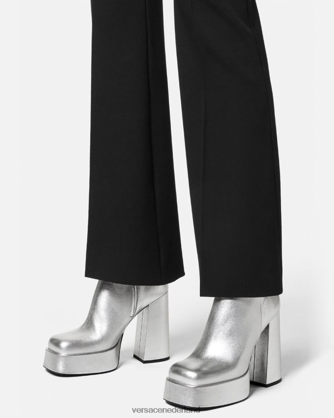 Versace aevitas metallic platformlaarzen vrouwen één kleur schoen J2T4F4406