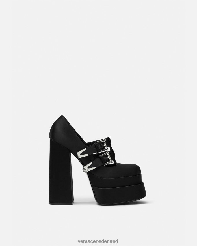 Versace aevitas platformpompen vrouwen zwart schoen J2T4F4417