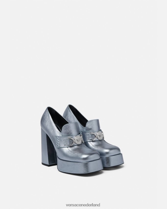Versace Medusa \'95 metallic platformpompen vrouwen één kleur schoen J2T4F4485