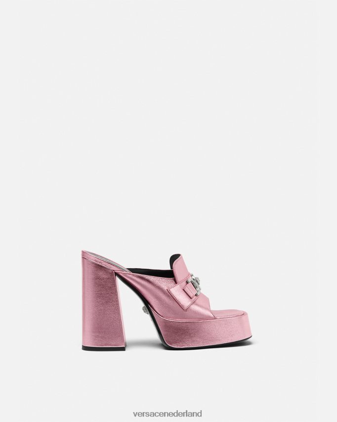 Versace Medusa '95 platformmuiltjes vrouwen roze schoen J2T4F4444