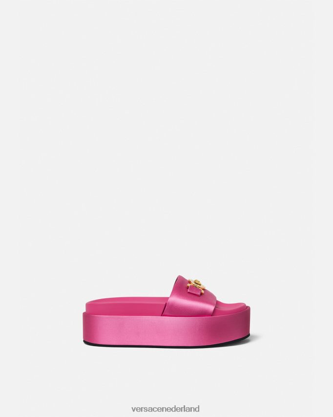 Versace Medusa '95 platformsandalen vrouwen roze schoen J2T4F4454