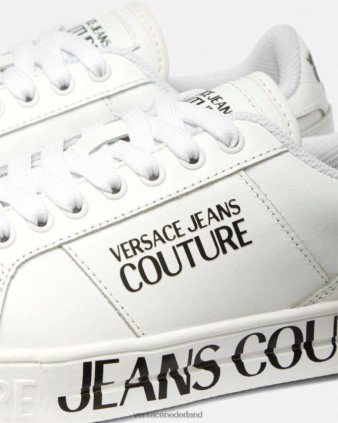 Versace Court 88-sneakers met logo vrouwen wit schoen J2T4F42277