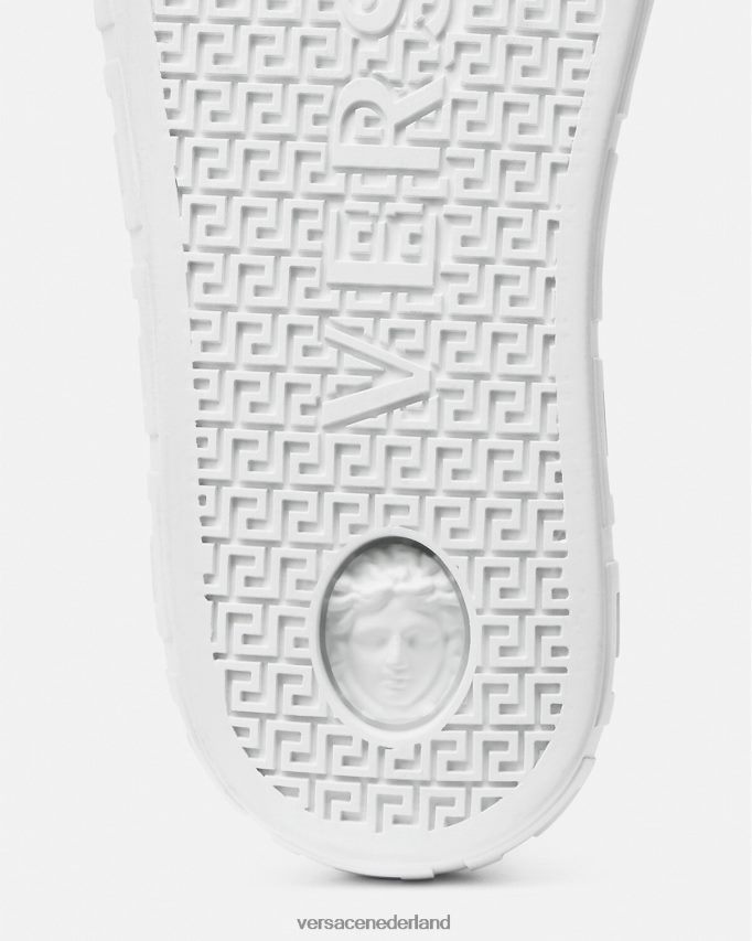 Versace allover Greca-sneakers vrouwen roze & print schoen J2T4F4499