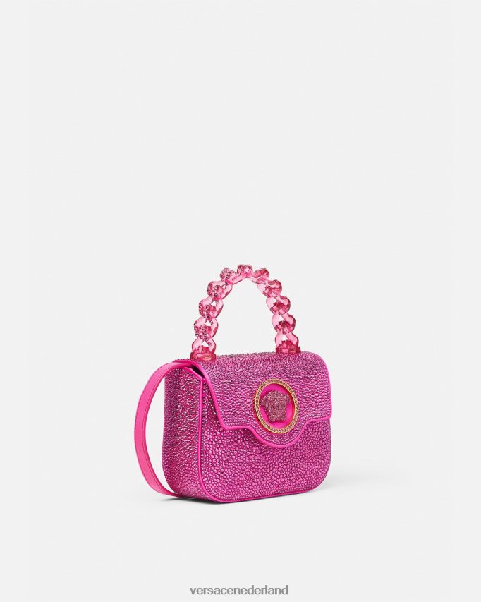 Versace Mini-tasje van kristal La Medusa vrouwen fuchsia Tassen J2T4F4315