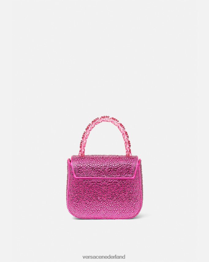 Versace Mini-tasje van kristal La Medusa vrouwen fuchsia Tassen J2T4F4315