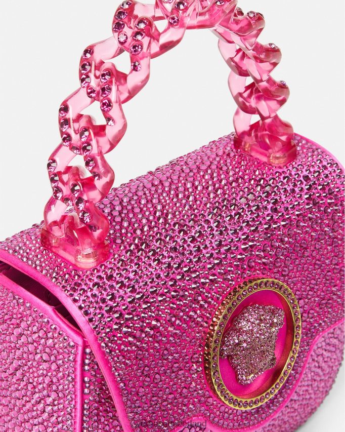 Versace Mini-tasje van kristal La Medusa vrouwen fuchsia Tassen J2T4F4315