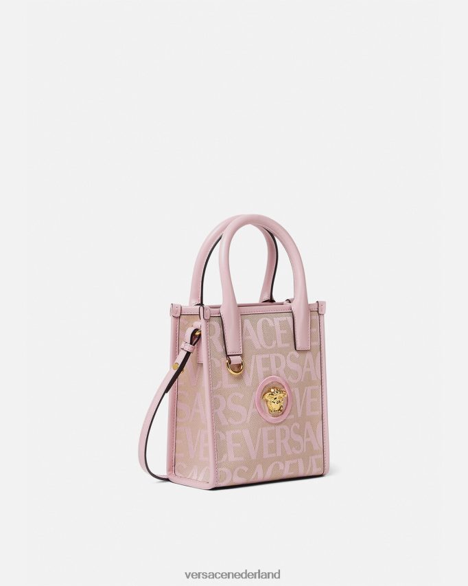 Versace all-over mini-draagtas vrouwen roze & print Tassen J2T4F4319