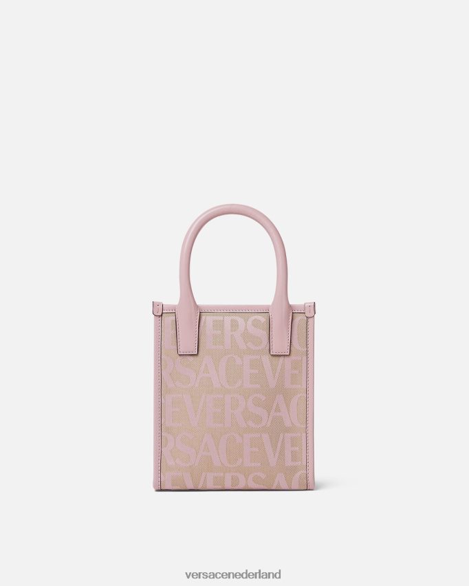 Versace all-over mini-draagtas vrouwen roze & print Tassen J2T4F4319