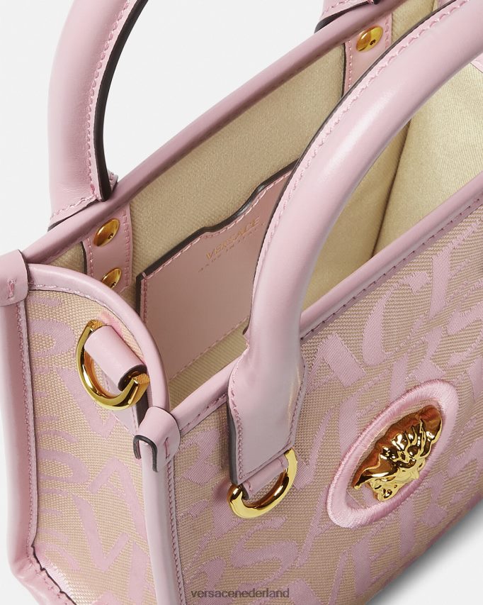 Versace all-over mini-draagtas vrouwen roze & print Tassen J2T4F4319