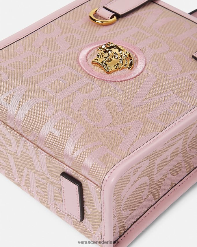 Versace all-over mini-draagtas vrouwen roze & print Tassen J2T4F4319