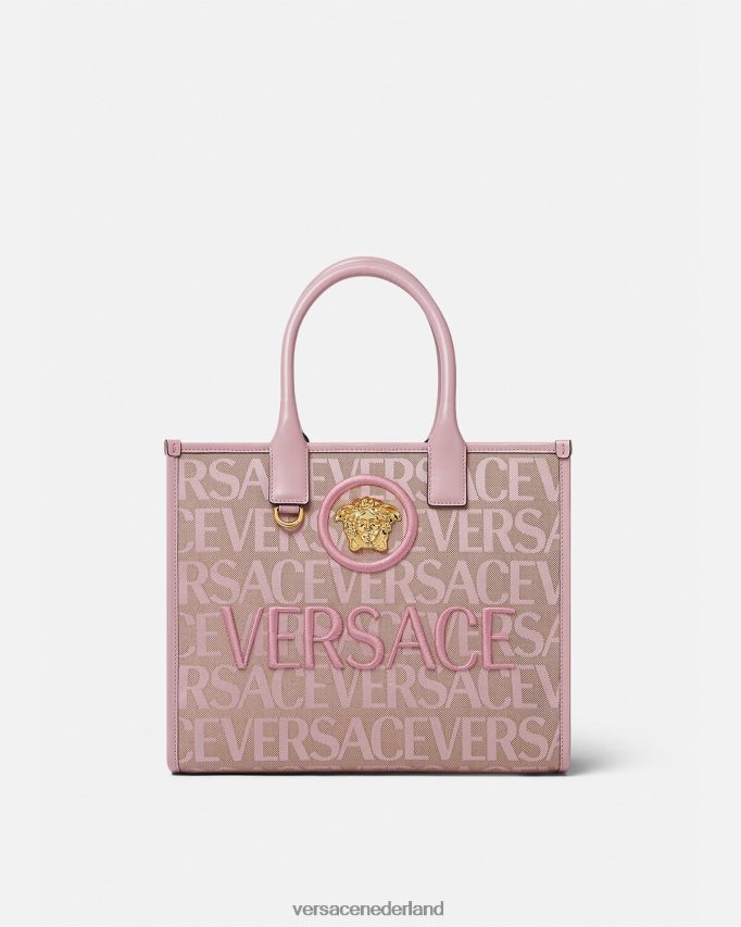 Versace allover kleine draagtas vrouwen roze & print Tassen J2T4F4317