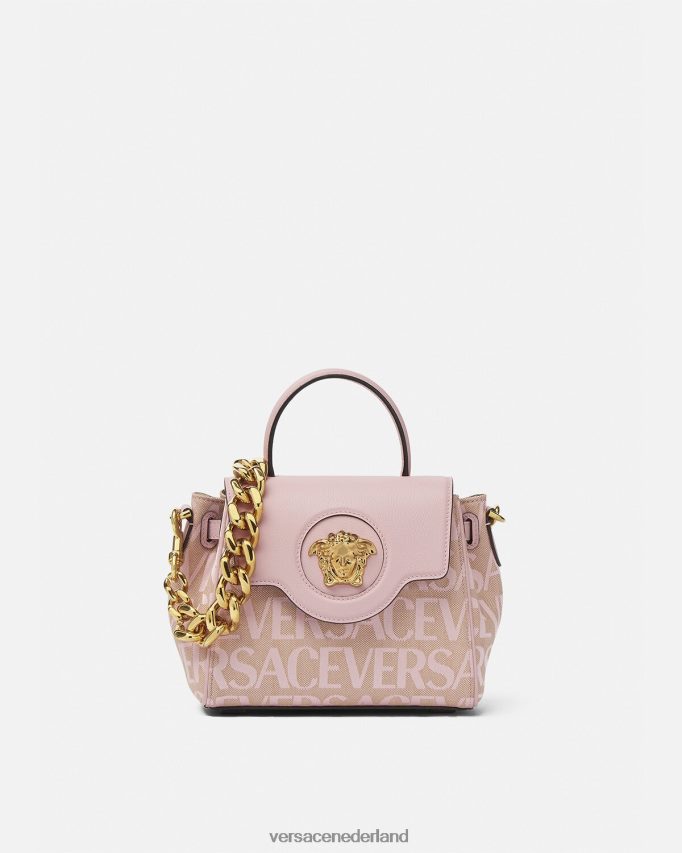 Versace allover la medusa kleine handtas vrouwen roze & print Tassen J2T4F4326