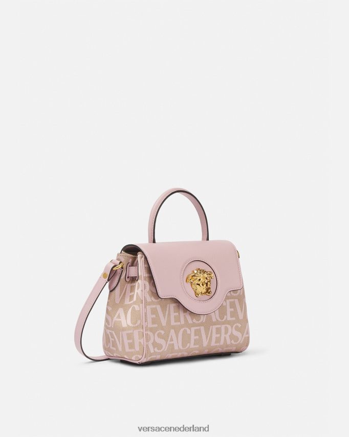 Versace allover la medusa kleine handtas vrouwen roze & print Tassen J2T4F4326