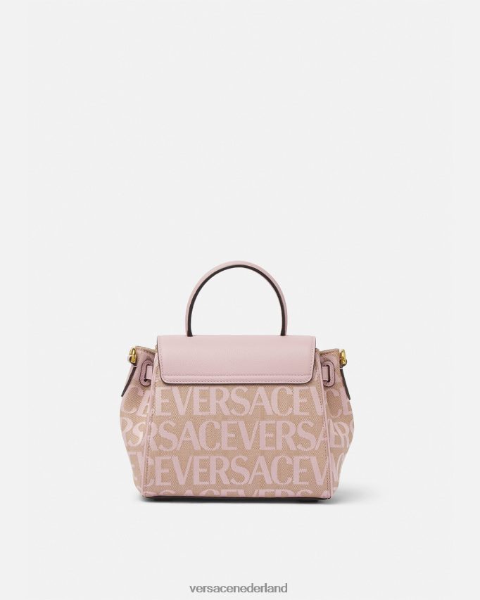 Versace allover la medusa kleine handtas vrouwen roze & print Tassen J2T4F4326