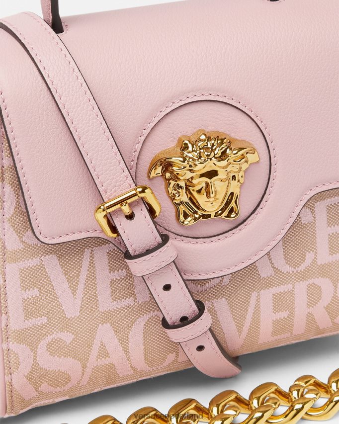 Versace allover la medusa kleine handtas vrouwen roze & print Tassen J2T4F4326