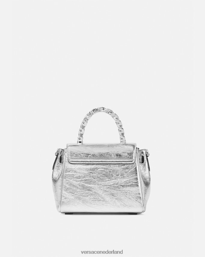 Versace la medusa metallic kleine handtas vrouwen grijs Tassen J2T4F4305
