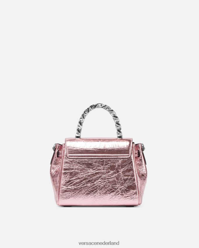 Versace la medusa metallic kleine handtas vrouwen roze Tassen J2T4F4303