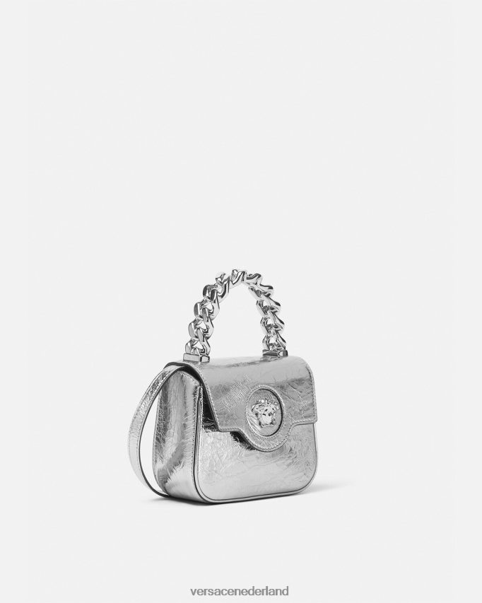 Versace la medusa metallic minitasje vrouwen één kleur Tassen J2T4F4306