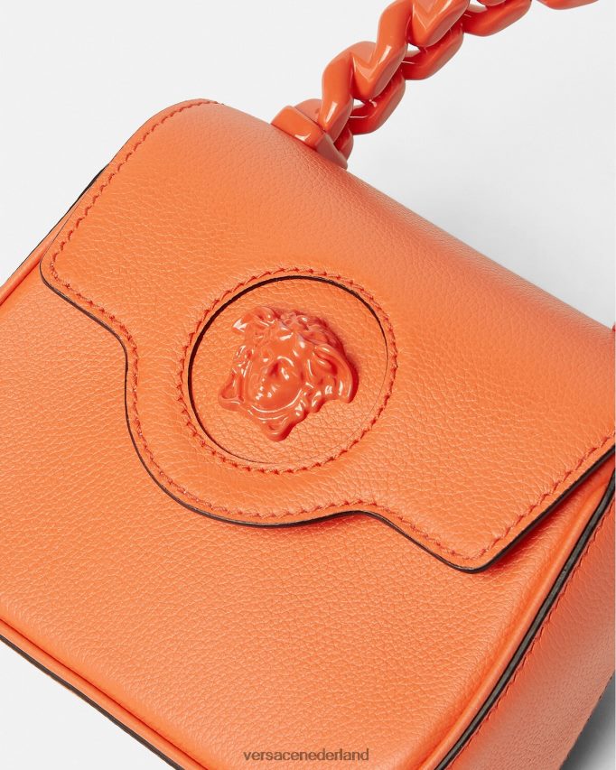 Versace la medusa mini-tasje vrouwen oranje Tassen J2T4F4356